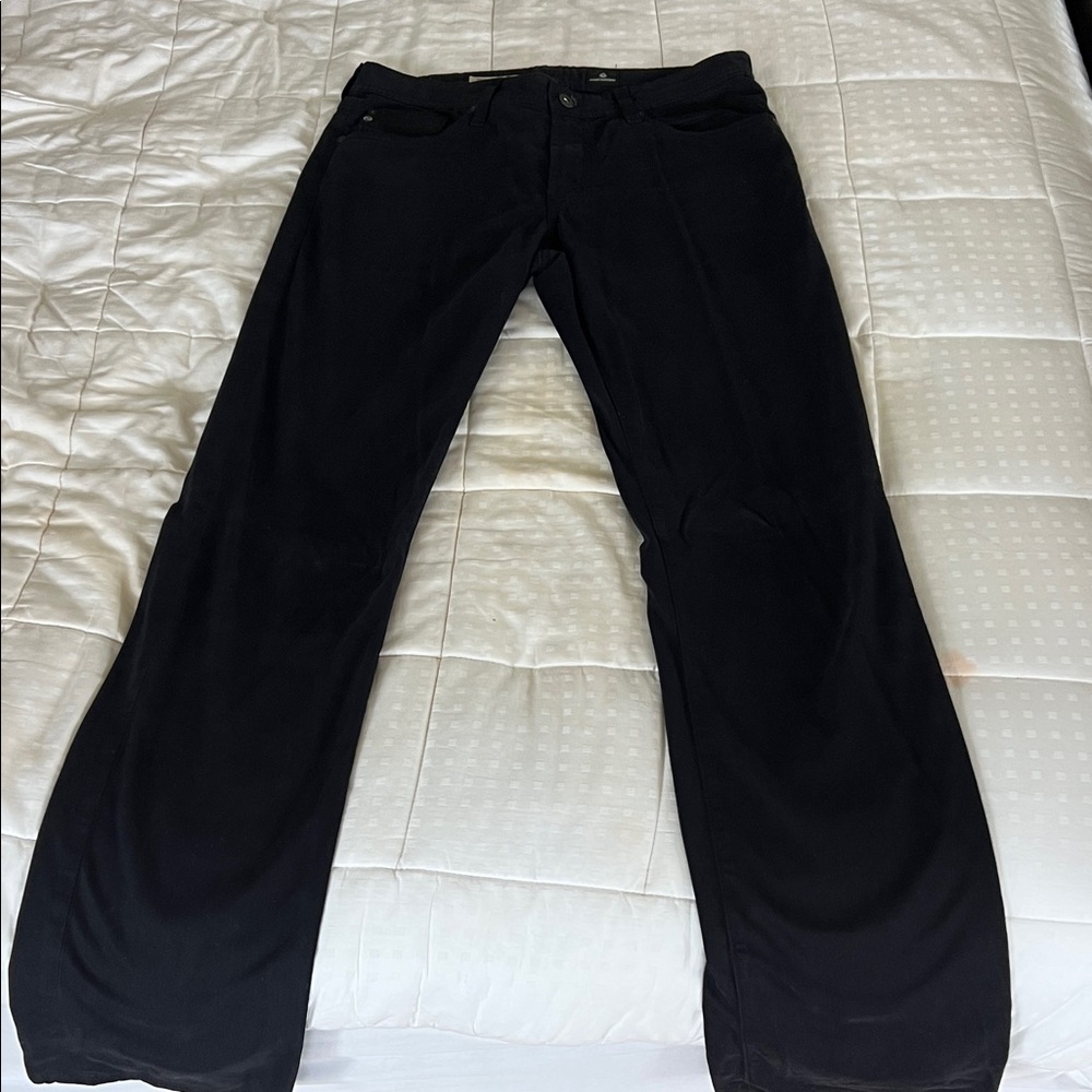 AG Adriano Goldschmied Black Chinos